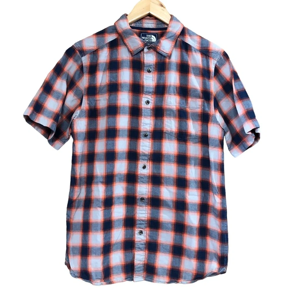The North Face Short Sleeve Plaid Shirt Men’s Size S